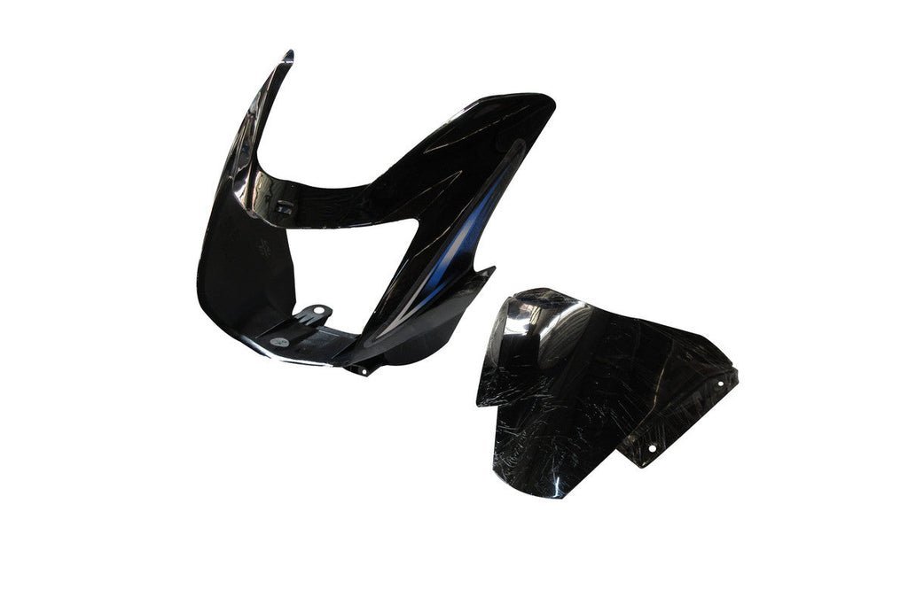 Headlight Visor Fit For Tvs Starcvti 110 Cc New Model Black (blue Sticker)