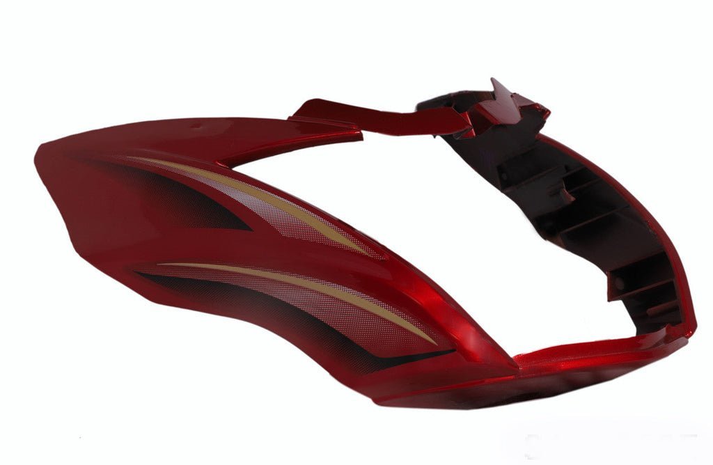 Headlight Visor Fit For Tvs Victor New Model T-2 Restful Red Without Glass