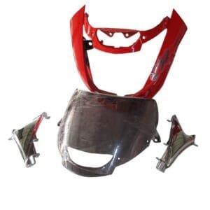 Headlight Visor Fit For With Glass & Garnish Hero Cbz Xtreme Sports Red