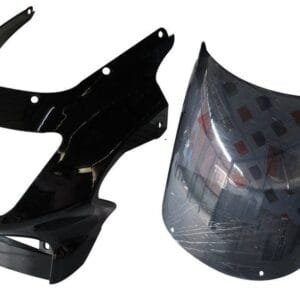 Headlight Visor Fit For With Glass Hero Cbz Black