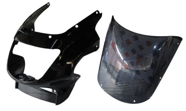 Headlight Visor Fit For With Glass Hero Cbz Black