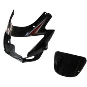 Headlight Visor Fit For With Glass Hero Glamour Latest Black (red)