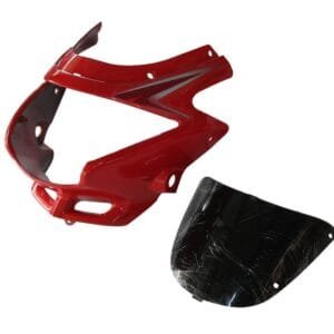 Headlight Visor Fit For With Glass Hero Glamour Latest Cloud Sports Red