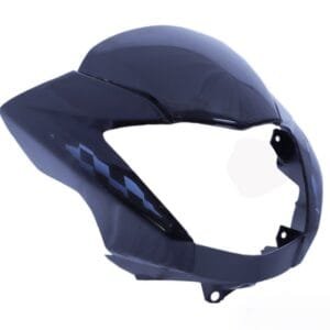 Headlight Visor Fit For With Glass Hero Glamour Latest New Model Type-4 Black (blue Sticker)