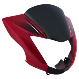 Headlight Visor Fit For With Glass Hero Glamour Latest New Model (type-6) Candy Blazing Red