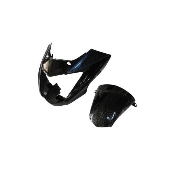 Headlight Visor Fit For With Glass Hero Glamour Latest New Model (type-6) Black -blue Sticker