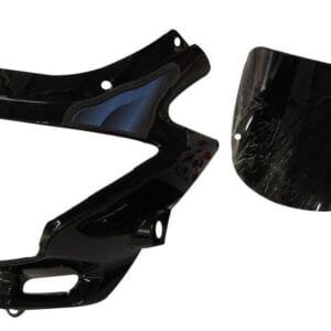 Headlight Visor Fit For With Glass Hero Glamour New Model Black (blue)