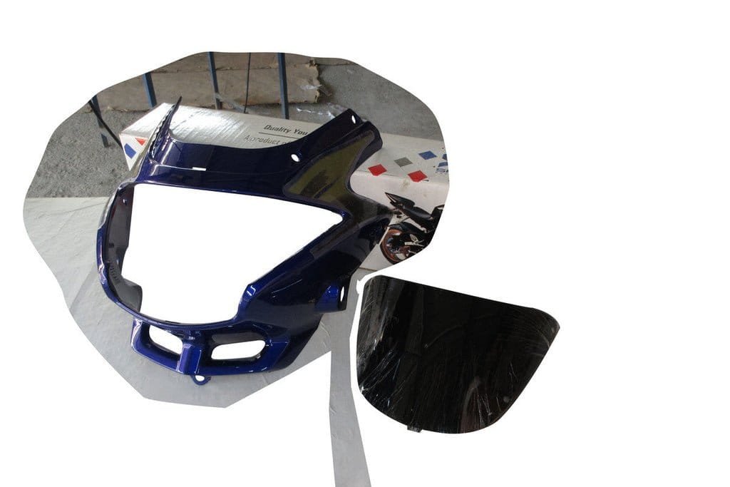 Headlight Visor Fit For With Glass Hero Glamour Old Model Excellent Blue