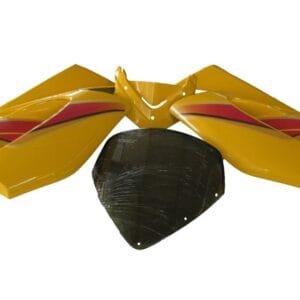 Headlight Visor Fit For With Glass Hero Karizma Old Model Moon Yellow