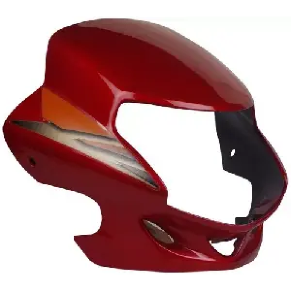 Headlight Visor For Cd Deluxe Red & Orange Uf118b