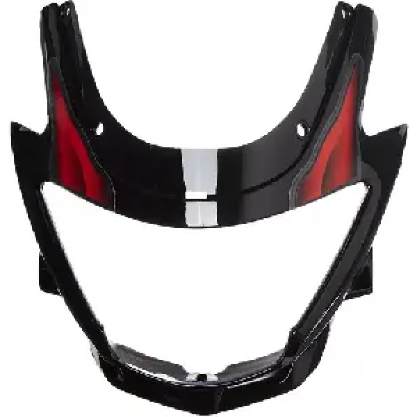 Headlight Visor For Glamour Black & Red Uf163
