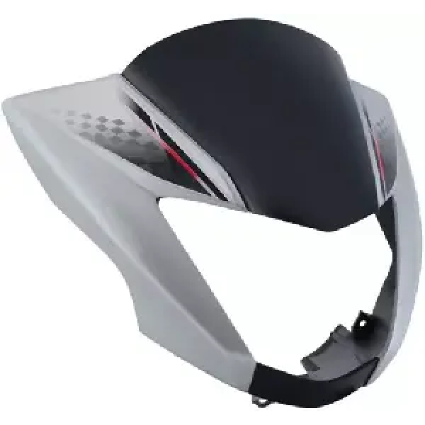 Headlight Visor For Glamour Grey & Black Uf166d