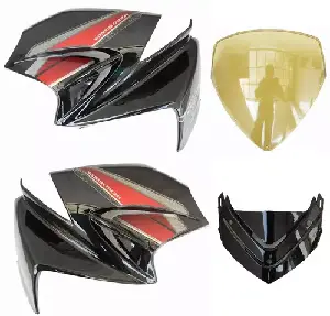 Headlight Visor For Karizma Black Uf182