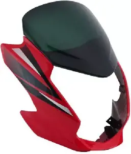 Headlight Visor For Motocorp Passion Pro Red Uf129c