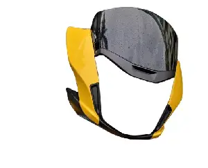Headlight Visor For Motocorp Passion Pro Yellow Uf184d