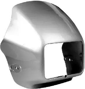 Headlight Visor For Motocorp Splendor Plus Grey Uf102d