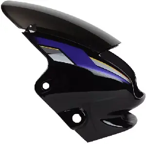 Headlight Visor For Motocorp Super Splendor Black & Blue Uf112