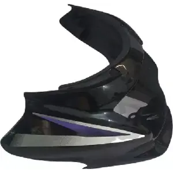 Headlight Visor For Motocorp Super Splendor Black & Blue Uf115