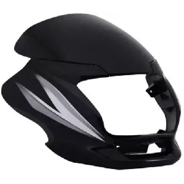 Headlight Visor For Motocorp Super Splendor Black & Grey Uf114b