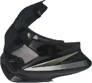 Headlight Visor For Motocorp Super Splendor Black & Grey Uf115a