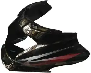 Headlight Visor For Motocorp Super Splendor Black & Red Uf114a