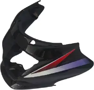 Headlight Visor For Motocorp Super Splendor Black & Red Uf115b