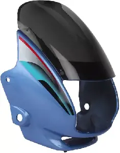 Headlight Visor For Motocorp Super Splendor Blue Uf111c