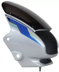 Headlight Visor For Motocorp Super Splendor Grey Uf112c