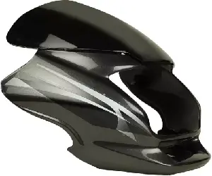 Headlight Visor For Motocorp Super Splendor Grey Uf113f