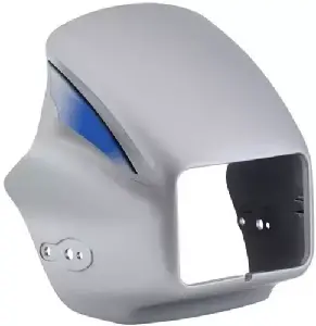 Headlight Visor For Splendor Pro Grey & Blue Uf109f