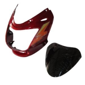 Headlight Visor With Glass Fit For Bajaj Caliber 115 Flame Red