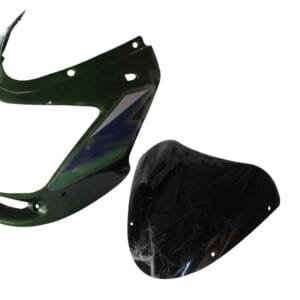 Headlight Visor With Glass Fit For Bajaj Caliber 115 Hb Green