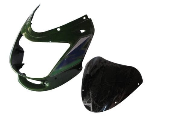 Headlight Visor With Glass Fit For Bajaj Caliber 115 Hb Green