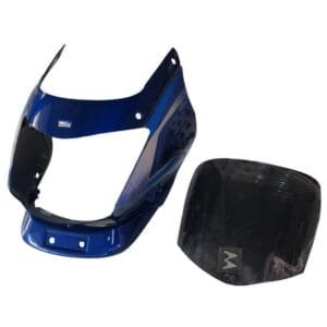 Headlight Visor With Glass Fit For Bajaj Platina 125cc Plasma Blue