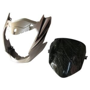 Headlight Visor With Glass Fit For Hero Passion Xpro Type-2 2018 Force Silver