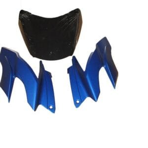 Headlight Visor With Glass Fit For Tvs Apache Rtr 160/180 Cc Ap Matte Blue
