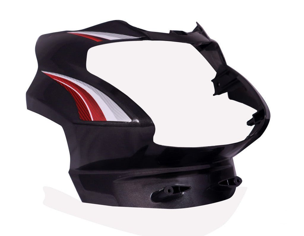 Headlight Visor With Glass Fit For Tvs Star Sport Latest (type-3) Geny Grey