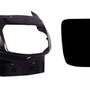 Headlight Visor (with Glass) Fit For Tvs Victor Gl New Model Black