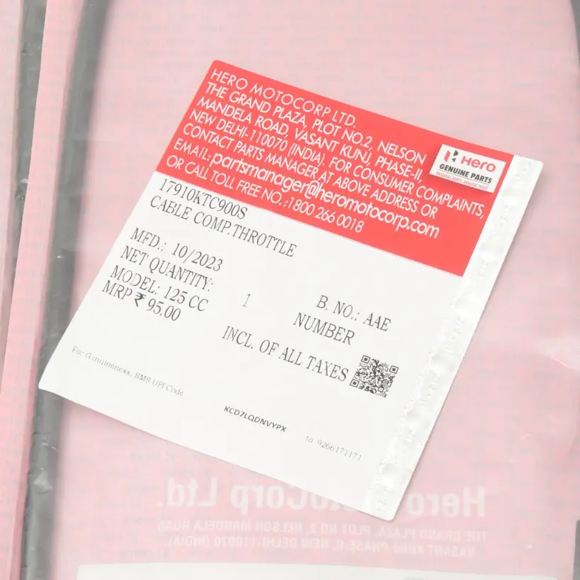 Hero Accelerator Cable For Super Splendor, Glamour, Glamour Fi - Image 3