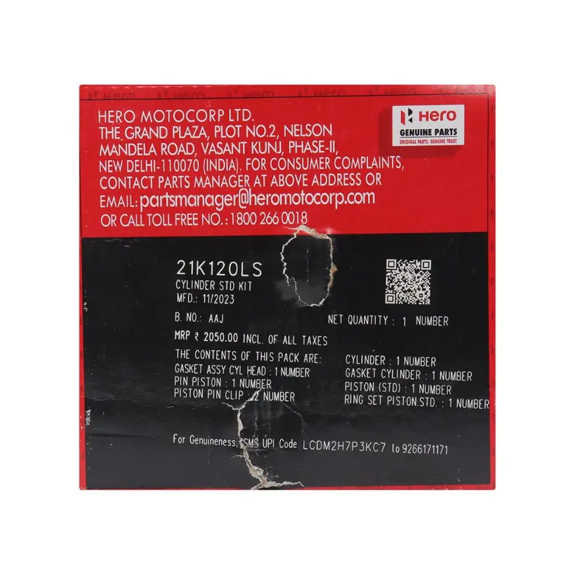 Hero Cylinder Kit For Cd-100 Ss - Image 3