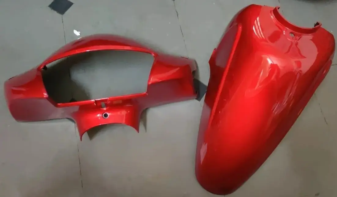 Hero Pleasure Mudguard And Visor