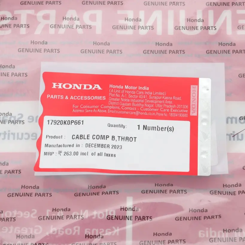 Honda Accelerator Cable -c For Dio 110 2023 - Image 3