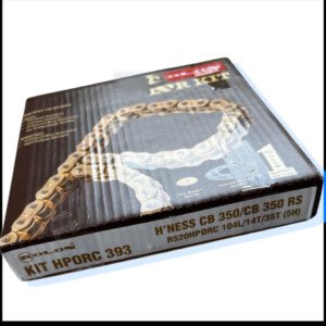 Honda Highness Cb350 Brass Chain Sprocket Kit By Rolon