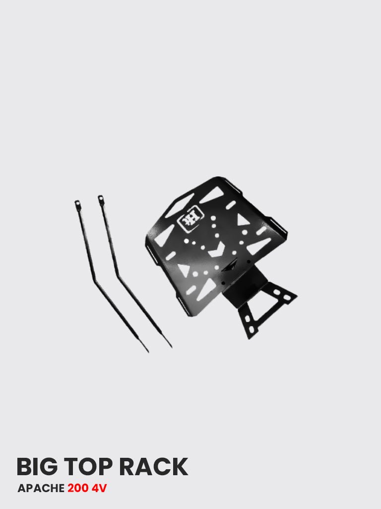 HT Apache RTR 160 4v Top Rack Big plate / SBTVS 109-BIG