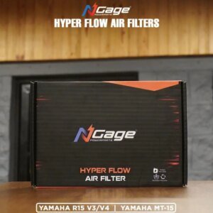 Hyper flow air filters for Yamaha R15 v3 / V4 & MT 15 - Ngage Powerparts