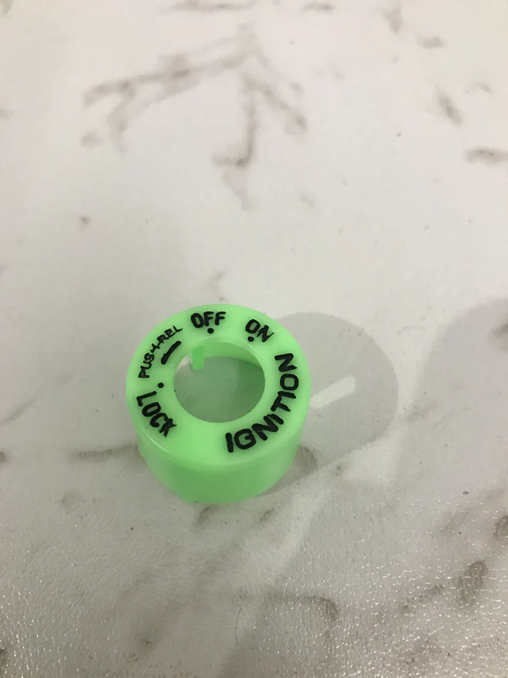 Illumination Ring ( Ignition Lock Ring ) For Apache Rtr 160/180 Tvs Genuine Product - Image 2