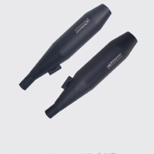 INTERCEPTOR AND GT 650 EXHAUST BLACK IN 320