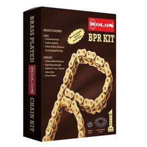 KTM Duke 125 Brass Plated Chain Sprocket Kit rolon