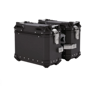 LGP Aluminium Touring Panniers 38L - Set of 2 - Black