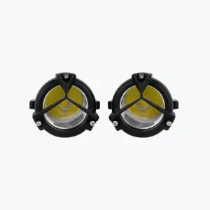 LIU HJG - 125 y lens mini mercedes Universal for Car, Bike and Motorcycle (set of 2) 60watt 12-80V - ONLY WHITE
